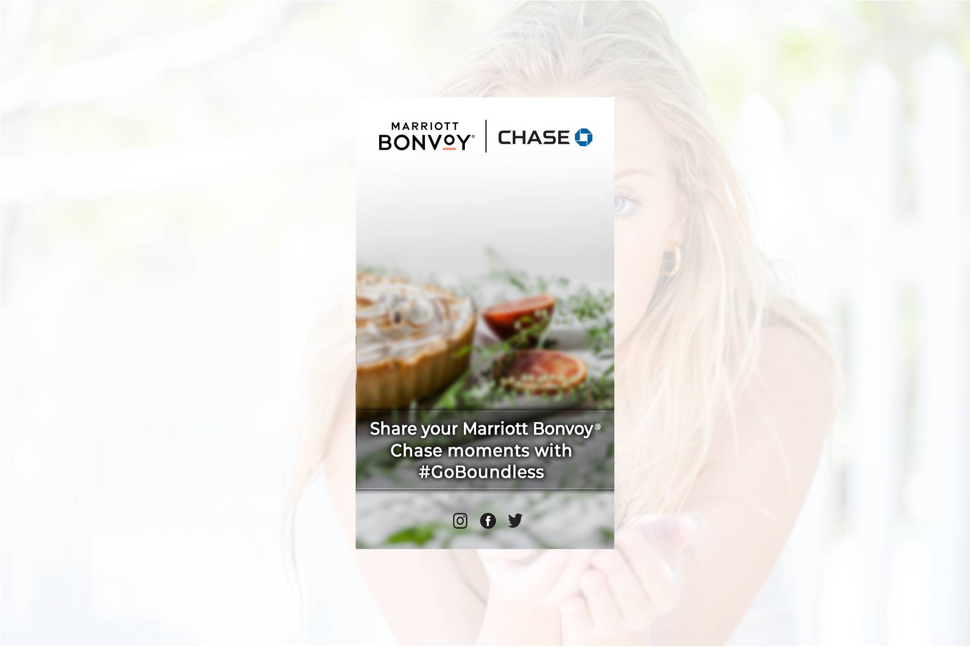Share your Marriott Bonvoy® Chase moments with #GoBoundless